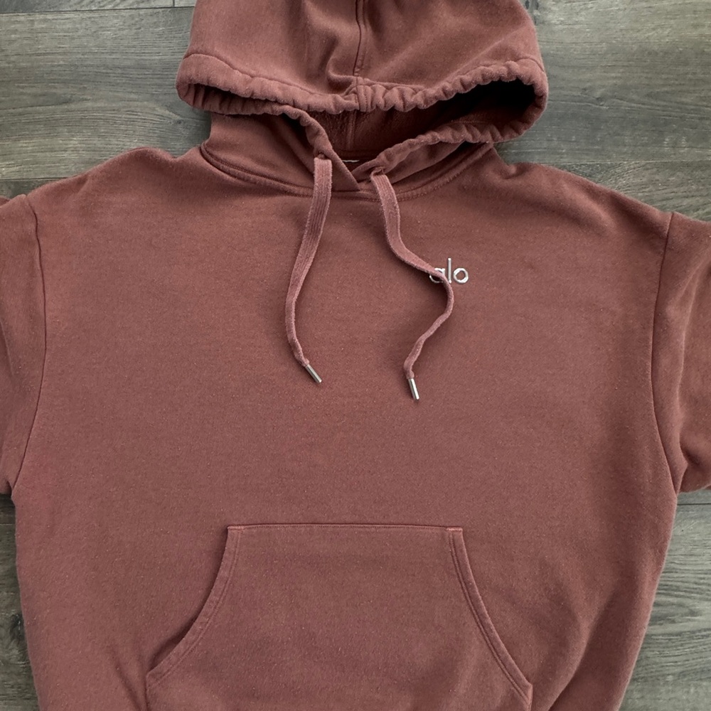 ALO Yoga Accolade Hoodie TerraCotta -like new